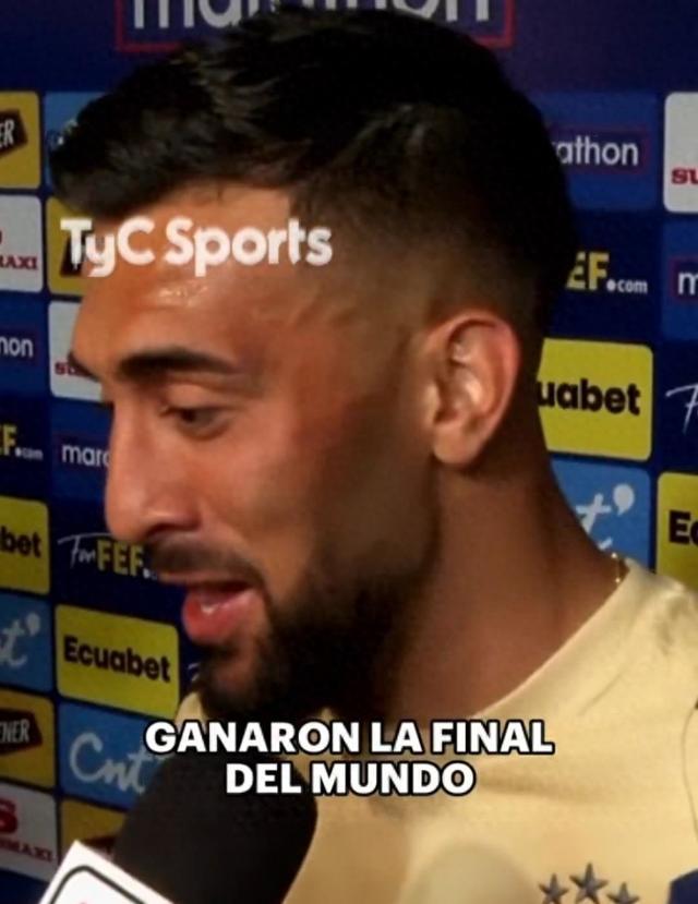 华体会-尼古拉斯-冈萨雷斯：厄瓜多尔庆祝得像赢了世界杯决赛